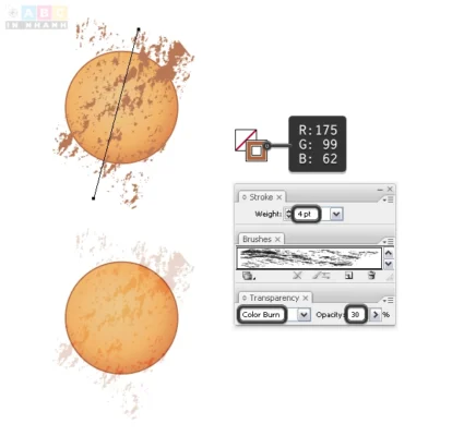 Donut icons tut 03 In Nhanh ABC