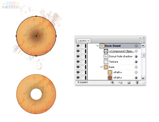 Donut icons tut 05 In Nhanh ABC