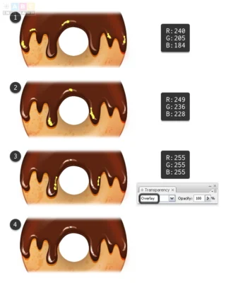 Donut icons tut 12 In Nhanh ABC