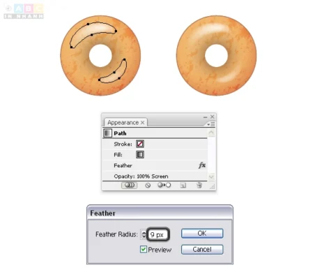 Donut icons tut 22 In Nhanh ABC