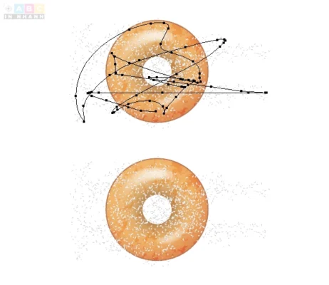Donut icons tut 24 In Nhanh ABC