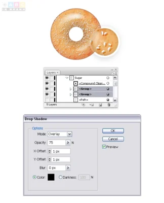 Donut icons tut 26 In Nhanh ABC