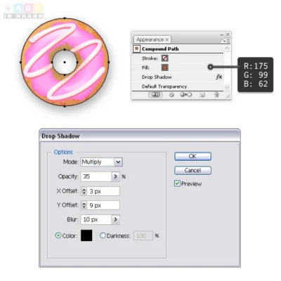Donut icons tut 31 In Nhanh ABC