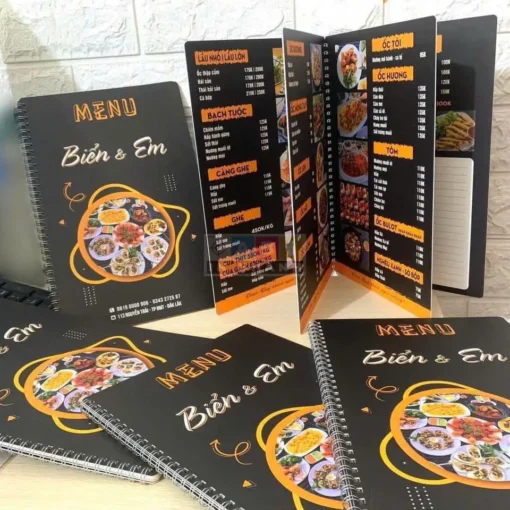 In Menu nhà hàng 09/2026