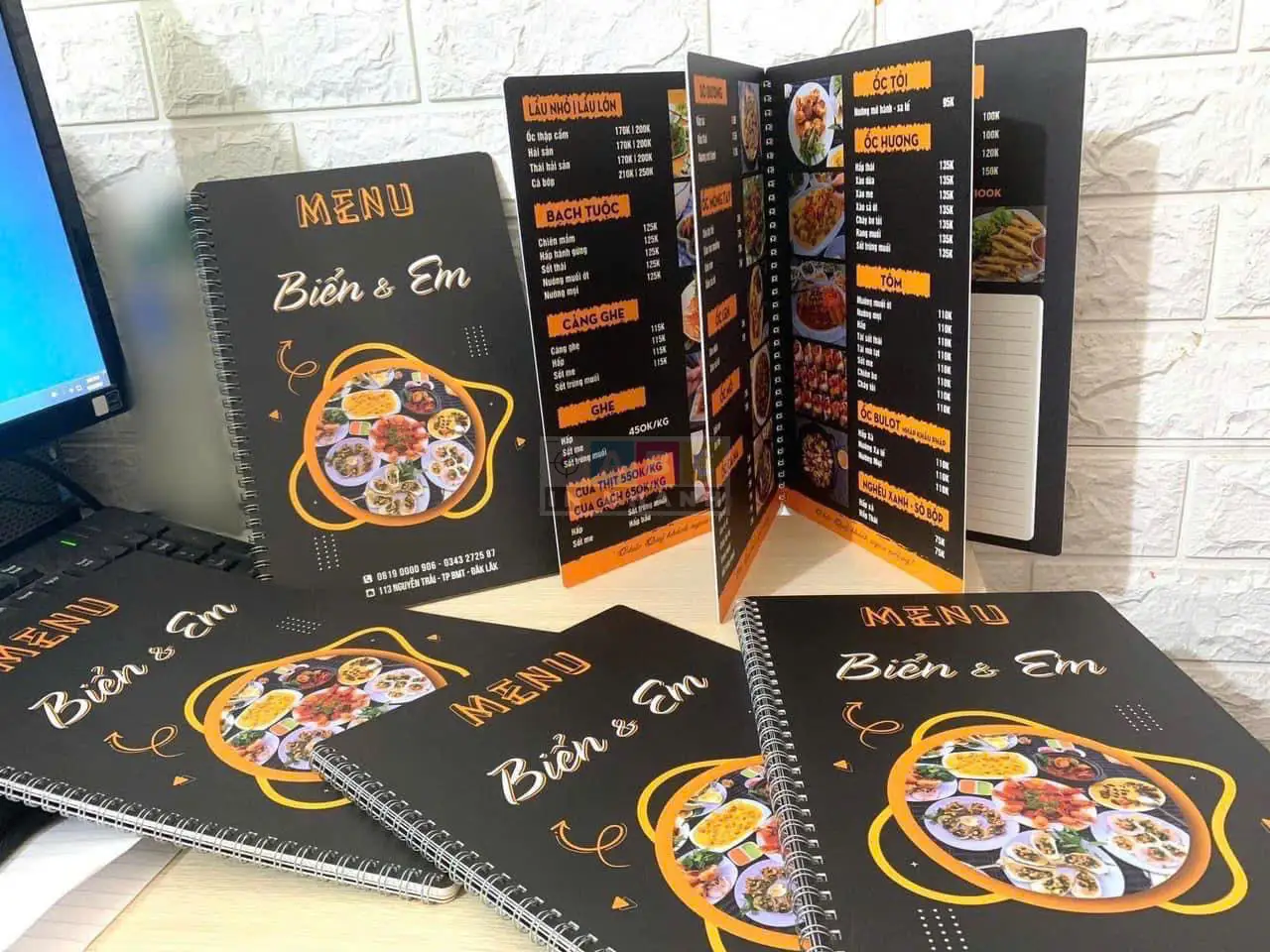 In Menu nhà hàng 09/2026