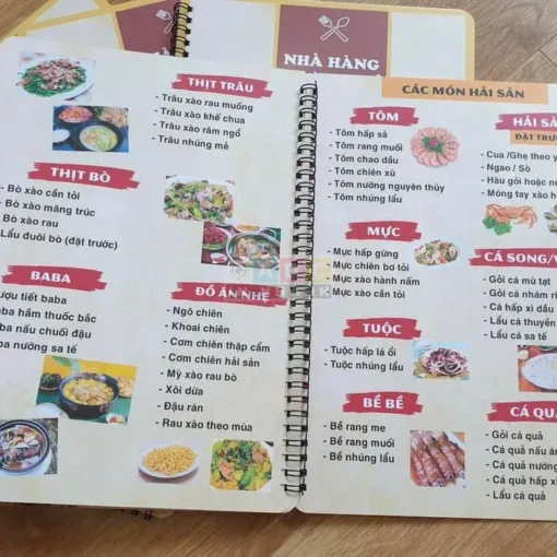 In Menu nhà hàng 09/2026
